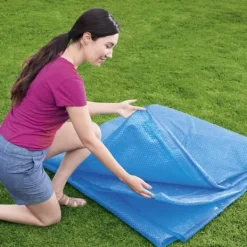 Pool- & Spatilbehør^Bestway solopvarmet poolovertræk 427 cm - Hold vand og varme inde | Størrelse: 427 cm