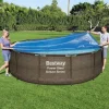 New Bestway solopvarmet poolovertræk Flowclear 356 cm | Farve: Blå | Størrelse: 356 cm Pool- & Spatilbehør