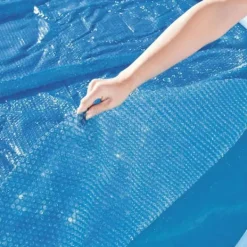 New Bestway solopvarmet poolovertræk Flowclear 356 cm | Farve: Blå | Størrelse: 356 cm Pool- & Spatilbehør