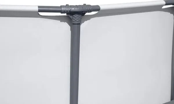 Viking Choice Pooler^Bestway Steel Pro Max 457x122 cm Rund Overjordisk Pool Sæt med Pumpe, Stige og Dække