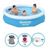 Bestway Pooler^Swimming Pool Fast Sæt 305x66 cm - Swimming Pool Bundle