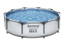 Bestway Pooler^swimmingpool - Steel Pro MAX - 366 x 76 cm - Inklusiv solsejl, filterpumpe og filter