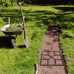 Discount Betonform Sæt, 4x40,5x40,5 cm, Sort Havedekorationer