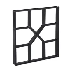 Discount Betonform Sæt, 4x40,5x40,5 cm, Sort Havedekorationer