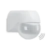 Bevægelsesdetektorer^BEVÆGELSES- OG SKUMØRINGSSENSOR 180° - UDENDØRS - IP44 - HVID - SENSOR 12m
