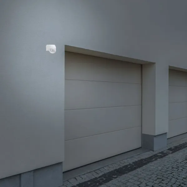 Bevægelsesdetektorer^BEVÆGELSES- OG SKUMØRINGSSENSOR 180° - UDENDØRS - IP44 - HVID - SENSOR 12m