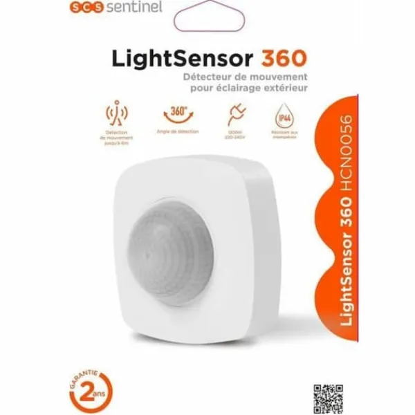 Bevægelsesdetektorer^Bevægelsesdetektor SCS SENTINEL Lightsensor 360 Belysning 220-240 V