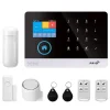Hjemmealarmsystemer^Bevægelsesdør Magnet Sensor Alarm System, Smart Home Integration, Forbedret Sikkerhed,2G GSM Kit A, EU Stik