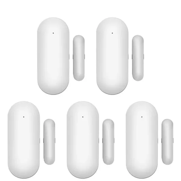Sensorer Til Sikkerhedssystemer^Bevægelsesdørsensor, 2.4G WiFi, Smart Home-kompatibilitet,5PC WiFi Sensor