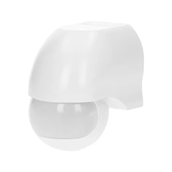 Bevægelsesdetektorer^BEVÆGELSESSENSOR 180 GRADER IP44 1200W HVID - ON-CR-204/W