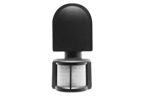 Bevægelsesdetektorer^Bevægelsessensor sort 8m rækkevidde CR-2 1200W 240V 180° IP44 GTV CR-CR2000-10