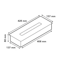 Sale Bioetanolbrenner S (4114LB) med innebygd leppe - Sort - bioetanol innebygget komfyr med patentert keramisk stein - 2 KW varme Pejse