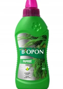 Outlet Biopon Gødning til Bregner 0,5L Specialiseret præparat til pleje af bregner Gødningsmidler