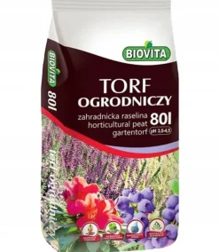 Jord & Sand^BIOVITA SURTØRV til blåbær og syreholdige planter pH 3,5-4,5 80L