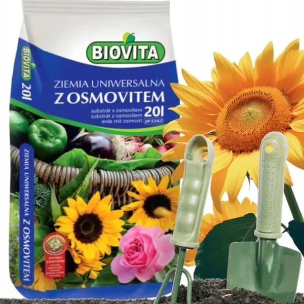 Hot BIOVITA UNIVERSAL BLOMSTERJORD MED OSMOVIT 20L Jord & Sand