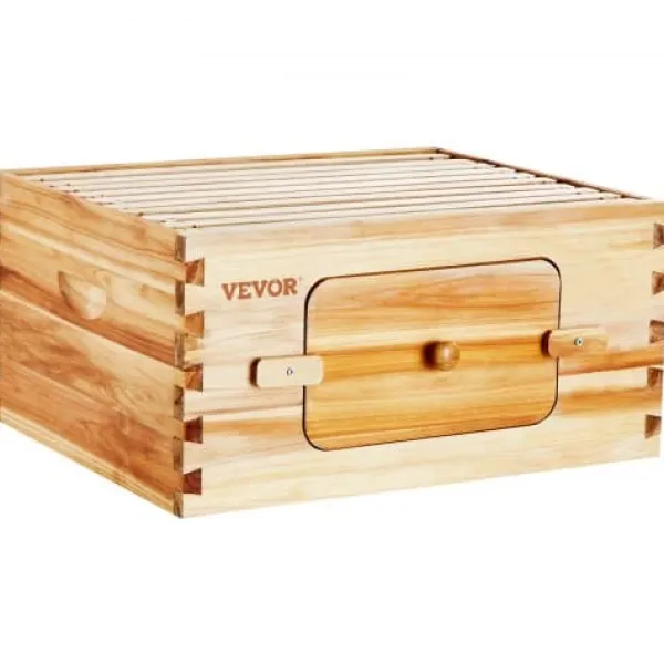 Til Fugle & Småvildt^Bistartersæt, Dybt kasse, 50.3x41.4x24.5 cm, Transparent, Træ