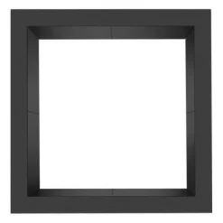 Tilbehør Til Brændeovne & Pejse^Bålfad Ring, 91,4x91,4x25 cm, Sort, Kulstofstål