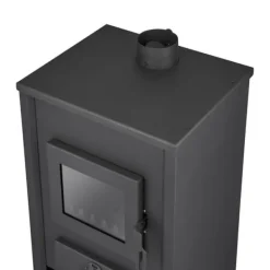 Online BLIST B2E Højtydende brændeovn med vandmantel, 15 kW, til centralvarmesystemer Brændeovne