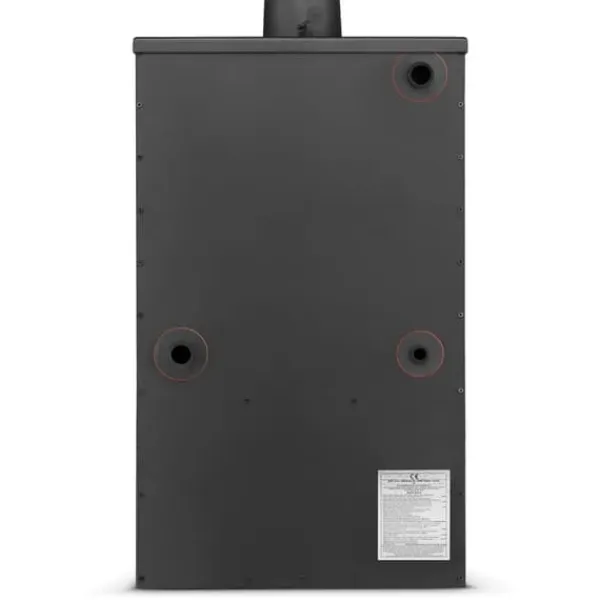 BLIST B2E Moderne Design Træbrændeovn med Vandmantel - 15 kW, Miljøvenlig Opvarmning til Designbevidste Hjem Brændeovne