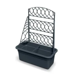 Outlet BLOMA HUS MED PERGOLA - ANTRACIT - PP-DBLO600 A Buer, Spalier, Lysthuse Uden Tag