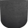 Online Blomkruka - EDA PLASTIQUE - GraphitUp - 50 cm - 67 L - Antracitgrå Krukker & Plantebeholdere