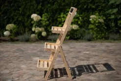 New Blomsteretage /100x52x52 cm/ Naturligt træ Havedekorationer