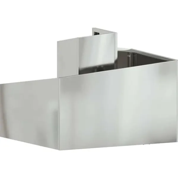 Hot Blomsterkrukke i sølv galvaniseret stål - Moderne design | Størrelse: 60x60x50 cm Krukker & Plantebeholdere