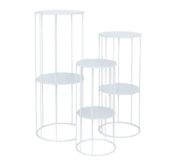 Havedekorationer^Blomsterstand DEIA STAND S D21xH45cm, varm grå