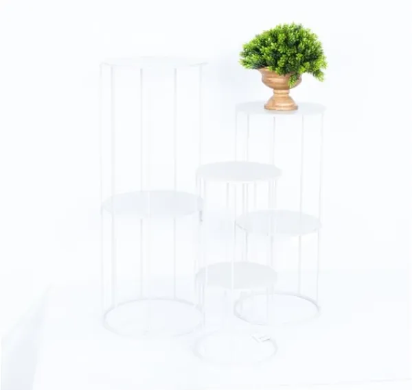 Havedekorationer^Blomsterstand DEIA STAND S D21xH45cm, varm grå