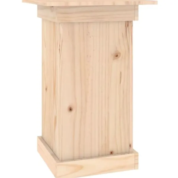 Plantestativer^Blomsterstander 40x40x60 cm massivt fyrretræ - Blomsterstativ - Blomsterstativer - Home & Living