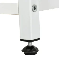 Discount Blomsterstativ 7 niveauer stål hvid 65 x 23 x 94,5 cm inde/ude Krukker & Plantebeholdere