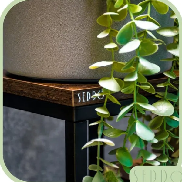 Online Blomsterstativ, hylde til blomster, planter, potter, fritstående, 4 hylder, loft Plantestativer