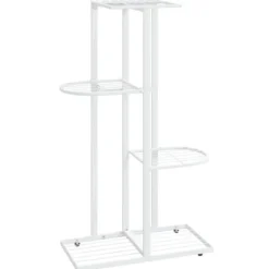 Clearance Blomsterstativ i 4 niveauer 43x22x76 cm metal hvid - Plantestativ - Plantestativer - Home & Living Plantestativer