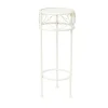 Havedekorationer^Blomsterstativ SANDY D20xH50cm, antik hvid
