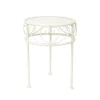 Havedekorationer^Blomsterstativ SANDY D25xH33cm, antik hvid