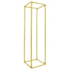 Blomsterstativ til bryllup - Metal gulv-/vasestativ - 50×50×180 cm - Str. L - Høj søjle - Guld Plantestativer