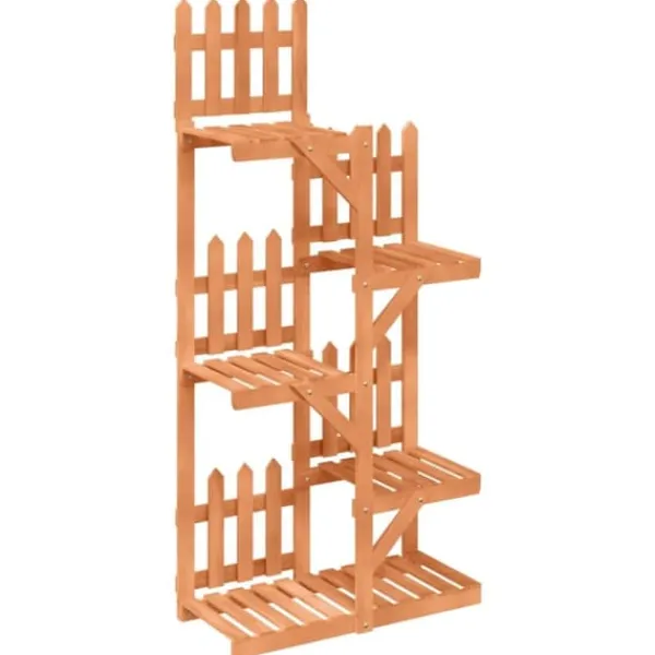 Plantestativer^Blomsterstativ 60x25x130 cm massivt fyrretræ - Blomsterstativ - Blomsterstativer - Home & Living