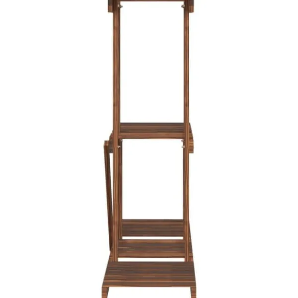 Clearance Blomsterstativ 81x25x75,5 cm massivt fyrretræ - Blomsterstativ - Blomsterstativer - Home & Living Krukker & Plantebeholdere