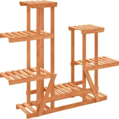 New Blomsterstativ 95x25x96 cm massivt fyrretræ - Blomsterstativ - Blomsterstativer - Home & Living Plantestativer