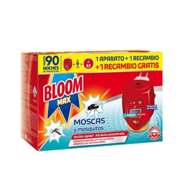 Insektmiddel & Dyreafvisende Middel^Bloom Max Flies & Mosquitoes 1 Electric Device + 2 Refill