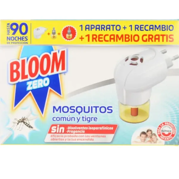 Discount BLOOM ZERO MOSQUITOS electrical device + 2 spare parts Insektmiddel & Dyreafvisende Middel