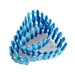 Havedekorationer^Blåt hegn 5cm/90 cm