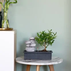 Krukkeplanter Indendørs^Bonsai træ med vandfald - Bonsai - Højde 25-35cm - ⌀29cm