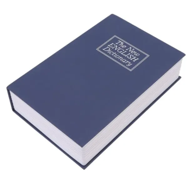 Hot Book Shape Secret Dictionary Mønt Spargris med kodelås - Børnefødselsdagsgave til sikker pengebesparelse Pengeskabe