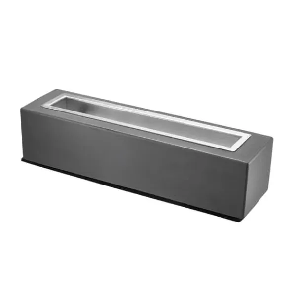 Hot Bordplade 15 Tommer Fire Pit Bowl, Beton Pejs, Indendørs & Udendørs, Perfekt til Patio, Holdbar og Stilfuld Pejse