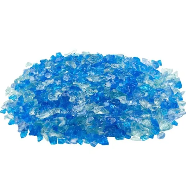 Tilbehør Til Brændeovne & Pejse^Brandglas 3/4 tommer, 10 LBS pejsglassten, til bålplads, 3 farvevalgmuligheder