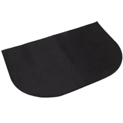 Online Brandsikkert halvrundt glasfibertæppe - Dobbeltlag - Skridsikkert - Gulvbeskyttelse - 19,7" x 39,4" Brandtæppe