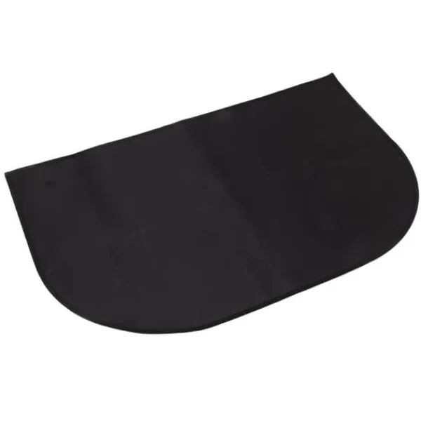 Brandtæppe^Brandsikkert halvrundt tæppe i glasfiber - dobbeltlag, skridsikkert, gulvbeskyttelse - 19,7 x 31,5"