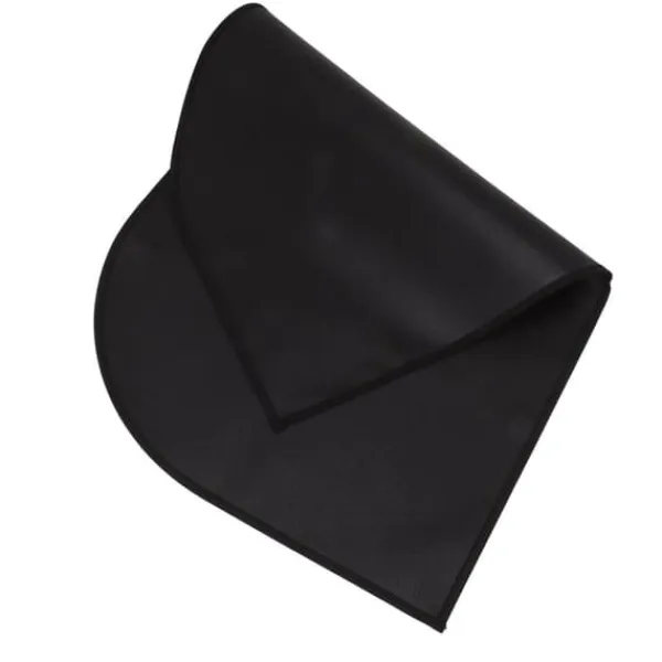 Brandtæppe^Brandsikkert halvrundt tæppe i glasfiber - dobbeltlag, skridsikkert, gulvbeskyttelse - 19,7 x 31,5"