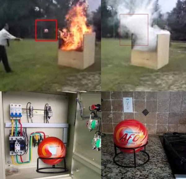 Brandslukkere^Brandslukker Bold, Automatisk Aktivering, Miljøvenlig, 1,3 kg Vægt